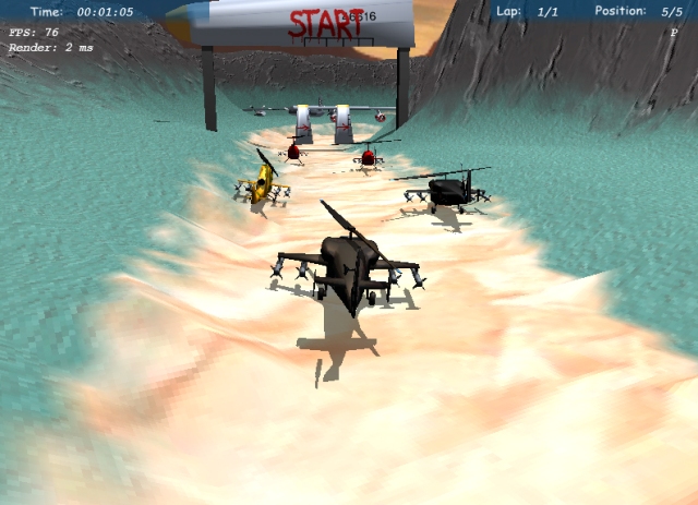 Screenshot for Heli Racer 1.8
